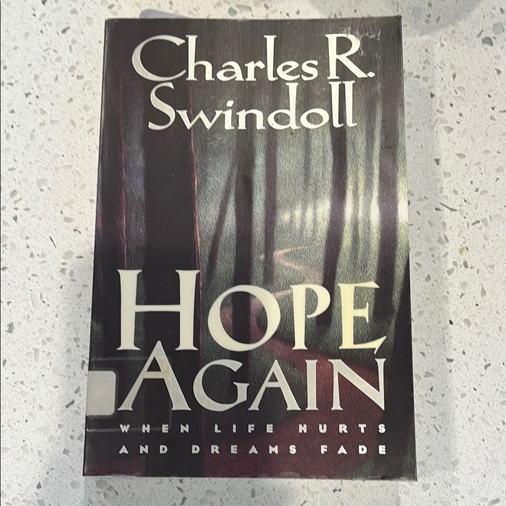 Hope Again by Charles R. Swindoll - Black Cover